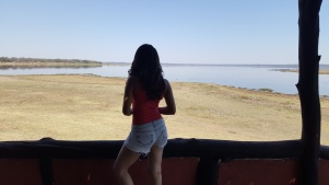 Enjoying the View of Lake Chivero